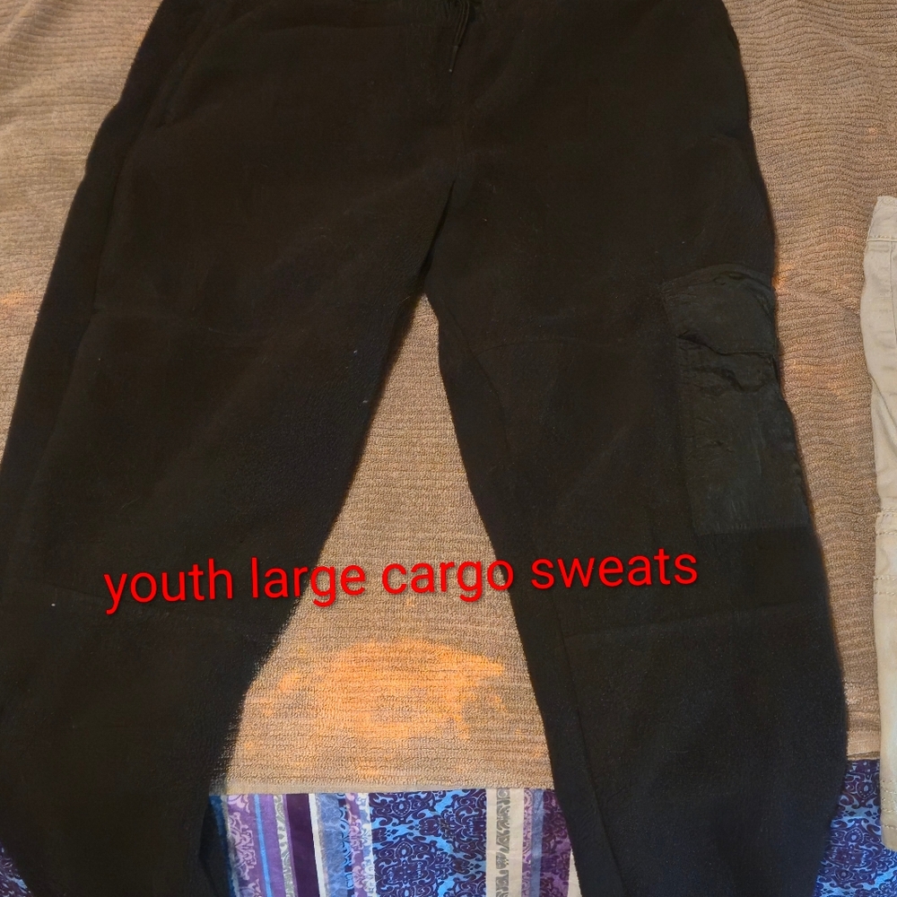Wrangler Kids Black Cargo Jeans